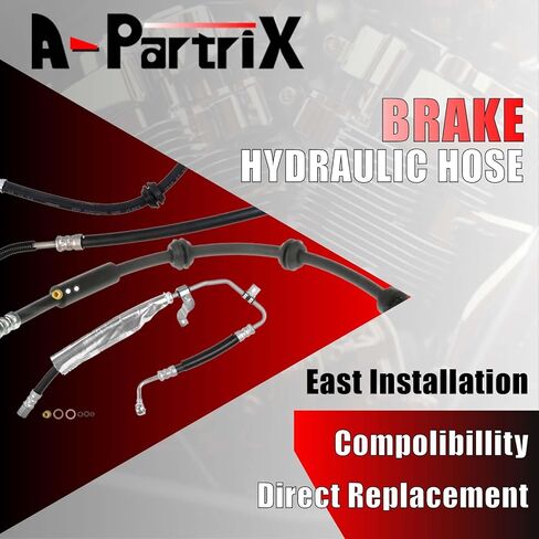 ‎A-Partrix Front Right Side Brake Hose, 1PCS Brake Line Replacement Break Hydraulic Hose fits Focus 2007 2006 2005 in Kuwait