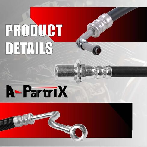 ‎A-Partrix Front Right Side Brake Hose, 1PCS Brake Line Replacement Break Hydraulic Hose fits Focus 2007 2006 2005 in Kuwait