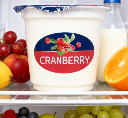 500 Pcs Cranberry Grocery Store Food Labels,2x1.5 Inches Organic Cranberry Product Labels for Grocery Stores Inventory Management,Adhesive Stickers,Roll in Kuwait