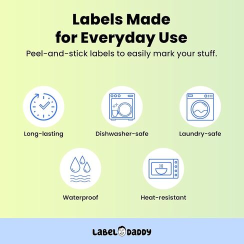 Label Daddy – Custom Small Sports Name Labels for Kids – Waterproof Personalized Labels for Shoes, Bottles, Lunch Boxes & School Supplies – Durable Peel-and-Stick Name Tags – Baseball Design - 80 Ct in Saudi Arabia