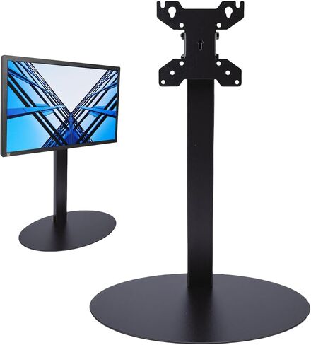 Diyeeni Single Display Freestanding Desk Stand, Adjustable Tilt Rotation Angle for 14 to 34 Inch Screen with Cable Management, Compatible with VESA 75*75mm 100*100mm in Saudi Arabia