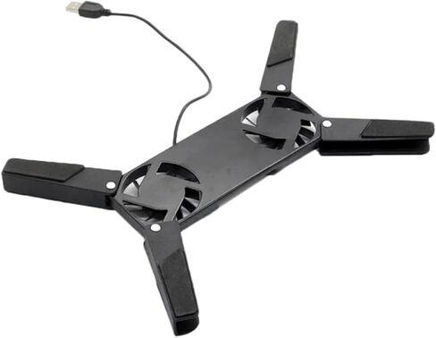 Rotatable Fan Cooling Pad 2 Fan Cooler Cooler Computer Stand USB Fan for 10-17 Inch PC in Saudi Arabia