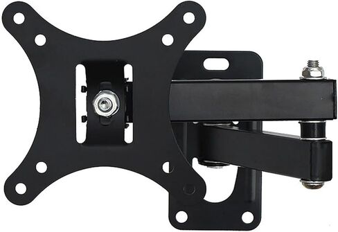 Wall-mounted flat panel rotatable monitor adjustable steel plate with screws TV bracket set suitable for 10-24 inches in Saudi Arabia