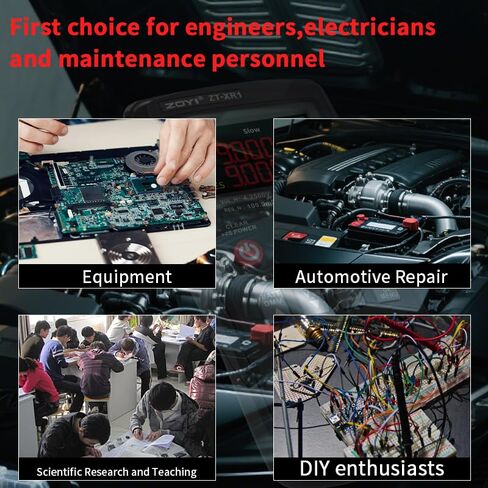 ZOYI Battery Internal Resistance Tester 2 in 1 multimeter Battery Voltage Meter Car Battery Tester for AAA AA Model 0.1mΩ-200Ω in Kuwait