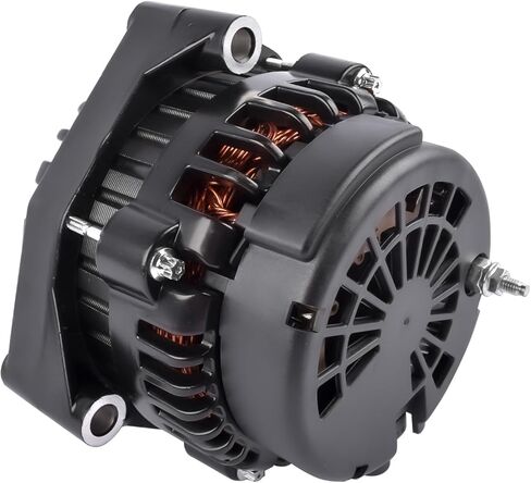 GELUOXI 220A 12V Black Alternator 4-Pin AD244 6 Grooves Replacement for GM LS Based Trucks Vans SUV Applications 1999-2006 in Saudi Arabia