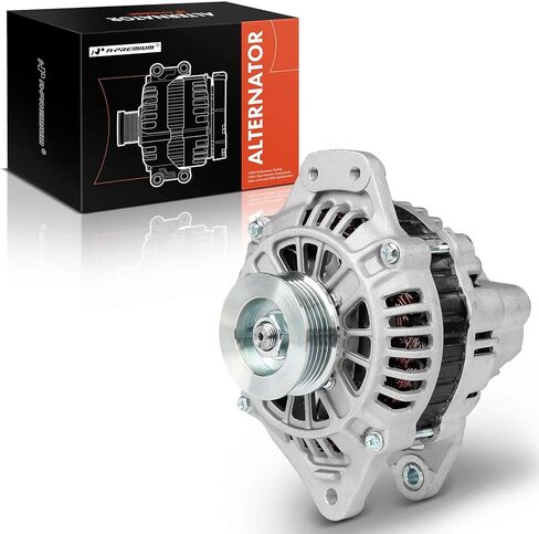 A-Premium Alternator Compatible with Dodge Raider 1989 & Mitsubishi Montero 1989-1994, 3.0L, 12V 75A 5-Groove Pulley Clockwise, Replace# 3730036010, 437736 in Saudi Arabia