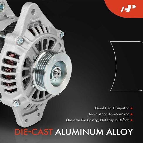 A-Premium Alternator Compatible with Dodge Raider 1989 & Mitsubishi Montero 1989-1994, 3.0L, 12V 75A 5-Groove Pulley Clockwise, Replace# 3730036010, 437736 in Saudi Arabia