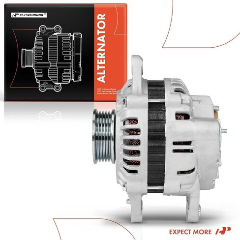 A-Premium Alternator Compatible with Dodge Raider 1989 & Mitsubishi Montero 1989-1994, 3.0L, 12V 75A 5-Groove Pulley Clockwise, Replace# 3730036010, 437736 in Saudi Arabia