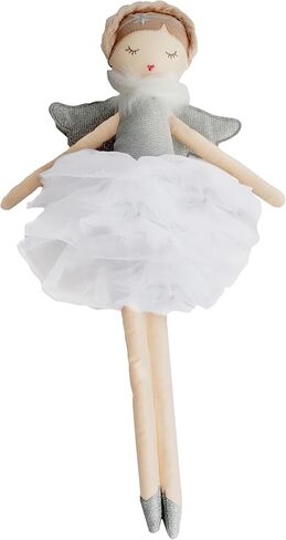 Mon Ami Adele Small White Angel Stuffed Doll - 15 "، دمية رائعة ومحبوبة ، استخدم كصديقة للألعاب أو ديكور الغرفة ، هدية رائعة للأطفال من جميع الأعمار in Kuwait