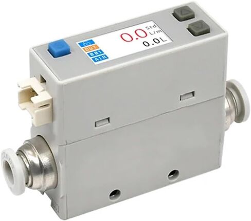 AFM07 Integrated mass flow and temperature measurement CO2 Ar Aerothermal Mass Compressed Air flowmeter Flow Meter(0-50L WITH VALVE) in Kuwait