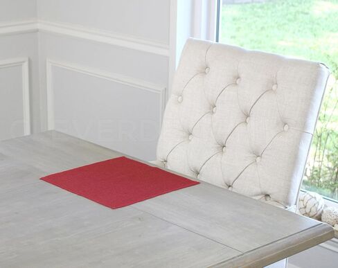 CleverDelights 12 Inch Ivory Burlap Squares - 12 Pack - Jute Burlap Fabric - Finished Edges - 12" x 12" in Saudi Arabia