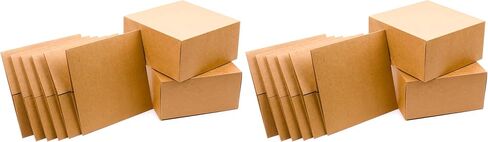 Hallmark 8" Square Gift Boxes with Lids (5 White Gift Boxes) for Christmas, Birthdays, Holidays in Saudi Arabia