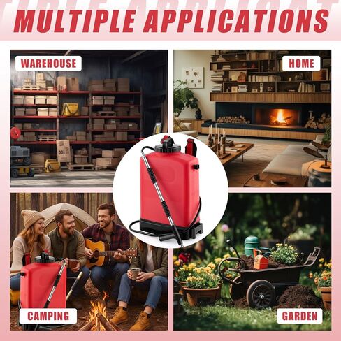 Xuhal 5.28 Gallon Backpack Water Fire Extinguisher, Refillable Manual Sprayer for Home, Warehouse & Emergency Fire Control(Red) in Kuwait