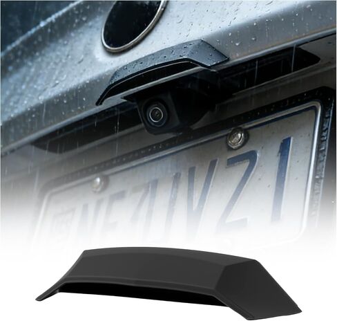 New Car Backup Camera Rain Shield,Wider & Longer Backup Camera for Car Rain Shield to Block Rains Water,Silicone Cars Rear View Backups Cameras Cover with Adhesive Backing in Kuwait
