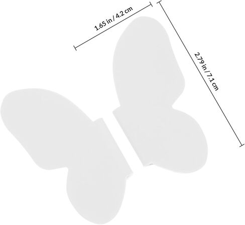 Butterfly Cabinet Drawer Pulls 1 Pair White Room Furniture Handles Cute Dresser Hardware for Cabinets and Kitchen Cupboards in Kuwait