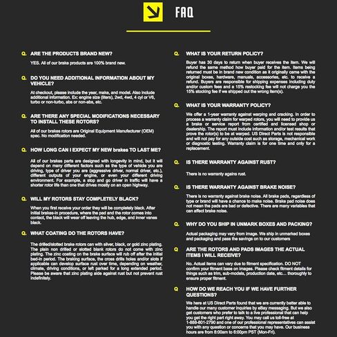 Hart Brakes Rear Brakes and Rotors Kit |Rear Brake Pads| Brake Rotors and Pads| Ceramic Brake Pads and Rotors |fits 2000-2005 Mercedes-Benz ML430, ML500, ML55 AMG in Kuwait