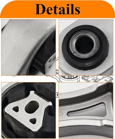 A5754 Rear Lower Engine Torque Strut Mount Compatible with 2011-2020 Dodge Journey 2.4L L4, Engine Motor Mount Replaces OE# 5147774AC EM4198 in Kuwait