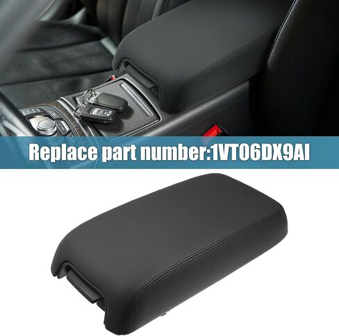 X AUTOHAUX Armrest Center Console Lid Cover Replacement for Chrysler 300 2011-2018 for Dodge Charger 2011-2018 No.1VT06DX9AI/1VT06DX9AA Black in Saudi Arabia