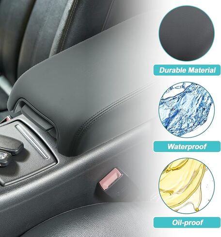 X AUTOHAUX Armrest Center Console Lid Cover Replacement for Chrysler 300 2011-2018 for Dodge Charger 2011-2018 No.1VT06DX9AI/1VT06DX9AA Black in Saudi Arabia