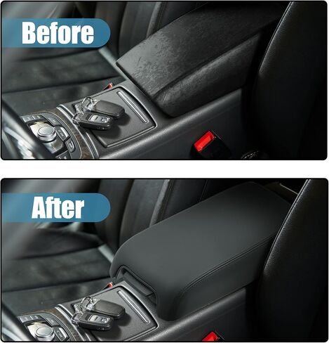 X AUTOHAUX Armrest Center Console Lid Cover Replacement for Chrysler 300 2011-2018 for Dodge Charger 2011-2018 No.1VT06DX9AI/1VT06DX9AA Black in Saudi Arabia