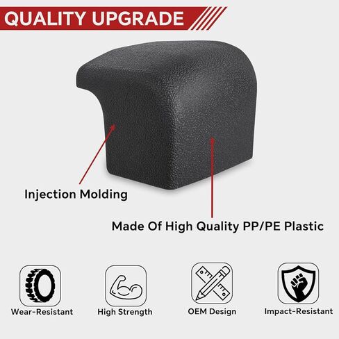 71874-08040-C0 غطاء قاعدة مقعد القفز الثامن، 8 مقاعد في الصف الثاني للمقعد الأوسط السفلي وحامل الأكواب في المنتصف وفتحة الخدمة ودرع الوسادة متوافق مع 2021-2026 Toyota Sienna FWD 8-Passenger LE XLE in Kuwait