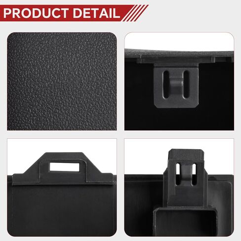 71874-08040-C0 غطاء قاعدة مقعد القفز الثامن، 8 مقاعد في الصف الثاني للمقعد الأوسط السفلي وحامل الأكواب في المنتصف وفتحة الخدمة ودرع الوسادة متوافق مع 2021-2026 Toyota Sienna FWD 8-Passenger LE XLE in Kuwait