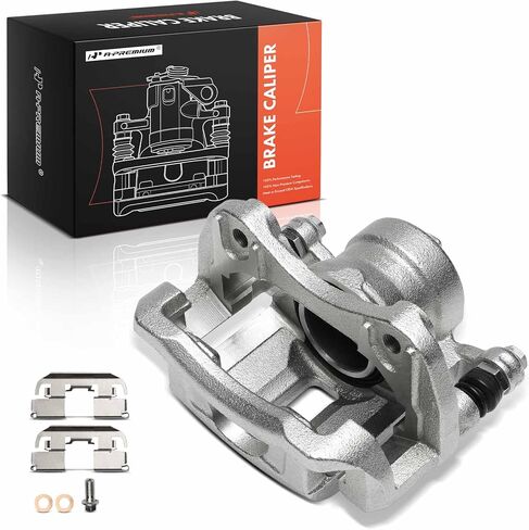 A-Premium Disc Brake Caliper Assembly with Bracket Compatible with Nissan Versa 2020-2023, Kicks 2018-2023 - Front Right Passenger Side in Saudi Arabia