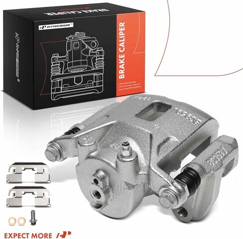 A-Premium Disc Brake Caliper Assembly with Bracket Compatible with Nissan Versa 2020-2023, Kicks 2018-2023 - Front Right Passenger Side in Saudi Arabia