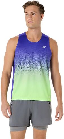 ASICS Men's Road Fade Singlet Running Apparel in Saudi Arabia