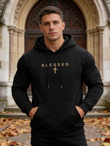 سويت شيرت هودي، بلوفر رجالي مع جيب، المقاسات XS-XXL in Saudi Arabia