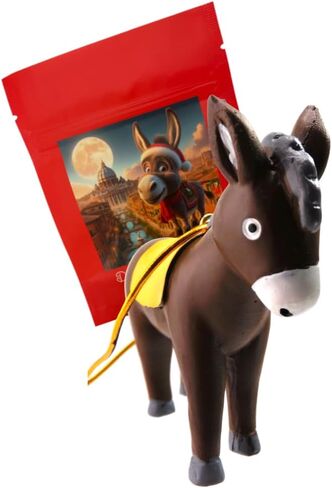Dominick The Donkey Christmas Ornament Set with Special Italian Legend Gift Bag Hand Painted Holiday Home Decoration in Saudi Arabia