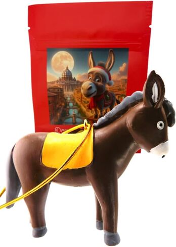 Dominick The Donkey Christmas Ornament Set with Special Italian Legend Gift Bag Hand Painted Holiday Home Decoration in Saudi Arabia