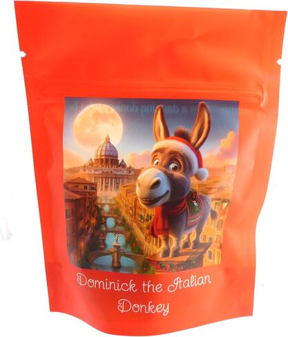 Dominick The Donkey Christmas Ornament Set with Special Italian Legend Gift Bag Hand Painted Holiday Home Decoration in Saudi Arabia