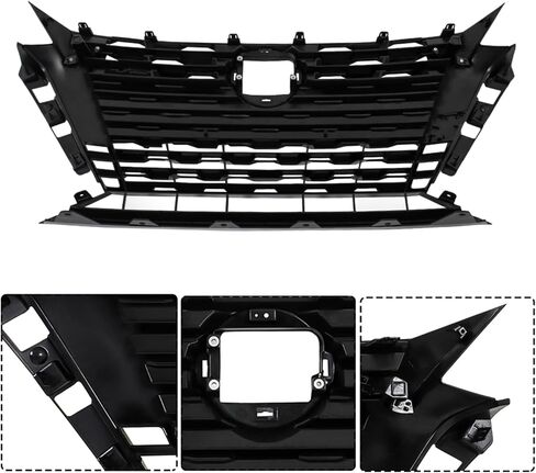 Black Grill Front Bumper Grille Replacement for 2023 2024 Nissan Altima in Saudi Arabia