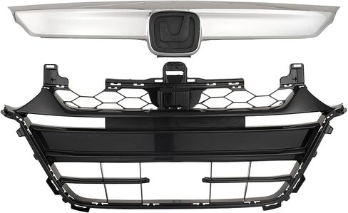 16 pcs Front Bumper Grill Grille Compatible with 2018-2020 Honda Accord in Kuwait