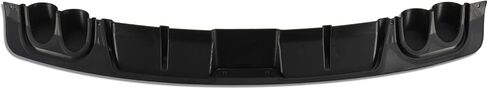 Universal Car Rear Bumper Lip Diffuser 4 Holes Exhaust Pipe Black 50inch Rear Bumper Lip Spoiler in Kuwait
