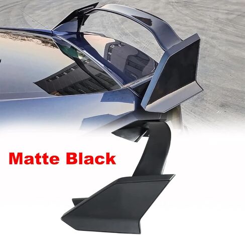 YOUNGERCAR Trunk Rear Spoiler Wing Fit for 2016-2021 10th Honda Civic Sedan FK7 4DR Type-R Style ABS Unpainted Matte Black Rear Trunk Splitter Wing Spoiler in Kuwait