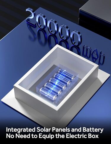 15W 5V Solar Panel for Outdoor Security Camera with 20Ah LiFePO4 Battery - Monocrystalline Solar Panel Kit, MPPT Control Board & USB Output Solar Charger for WiFi Camera, Light, Router in Kuwait