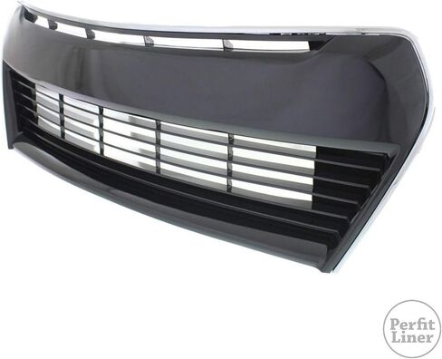 Perfit Liner New Replacement Parts Front Chrome Black Bumper Grille Grill Compatible for 2014-2016 Toyota Corolla S Fits TO1036150 5310202210 in Kuwait