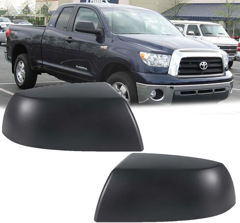 Front Half Mirror Cap Cover For Toyota Tundra Sequoia 2007-2021 Replace 87915-0C040, 87945-0C020, Driver & Passenger Side Mirror Cap Cover.（Textured Black） in Kuwait