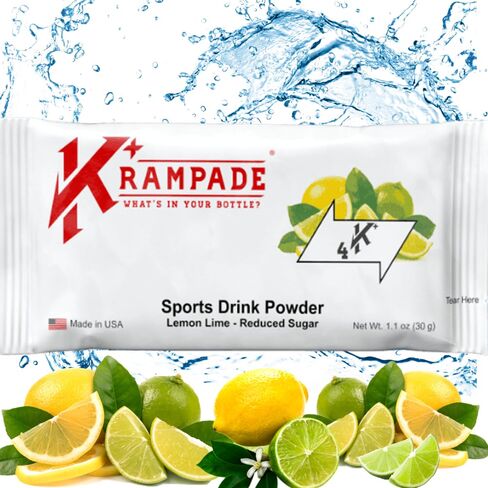 Electrolytes Powder Potassium Supplement - 4000 mg K+, 4X More Than Coconut Water | Instant Cramp Relief | Hydration Powder in Saudi Arabia