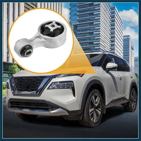 Front Engine Motor Mount No.113504BA0A - Car Front Right Torque Strut - for Nissan Rogue 2014-2020 Metal Silver Tone - 1 Pc Stylish Design Automotive Parts in Saudi Arabia