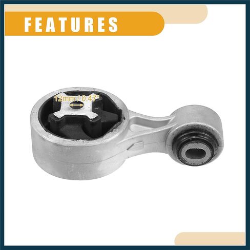 Front Engine Motor Mount No.113504BA0A - Car Front Right Torque Strut - for Nissan Rogue 2014-2020 Metal Silver Tone - 1 Pc Stylish Design Automotive Parts in Saudi Arabia