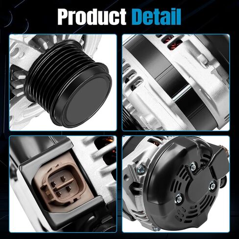 27060-31110 مولد جديد متوافق مع 07-18 لكزس ES350 3.5L V6/07-09 لكزس RX350 3.5L V6/05-18 تويوتا أفالون 3.5L V6/08-13 تويوتا هايلاندر 3.5L V6 مولد السيارات 104210-2100 11137N in Saudi Arabia