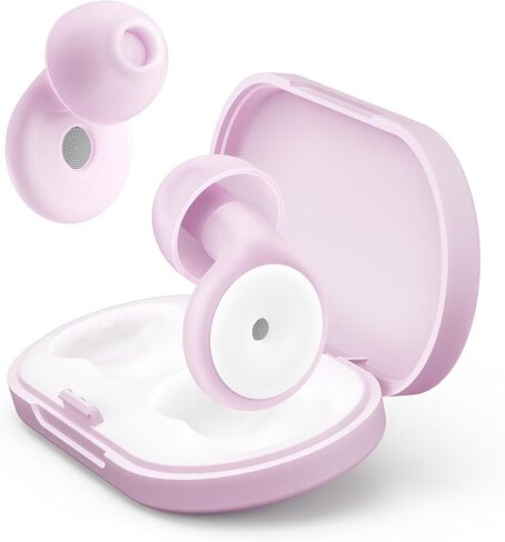 سدادات أذن لإلغاء الضوضاء أثناء النوم، سدادات أذن سيليكون مثالية -30 ديسيبل قابلة لإعادة الاستخدام لتقليل الضوضاء، سدادات أذن لحماية السمع للنوم والدراسة والعمل والتركيز - لافندر2 in Kuwait