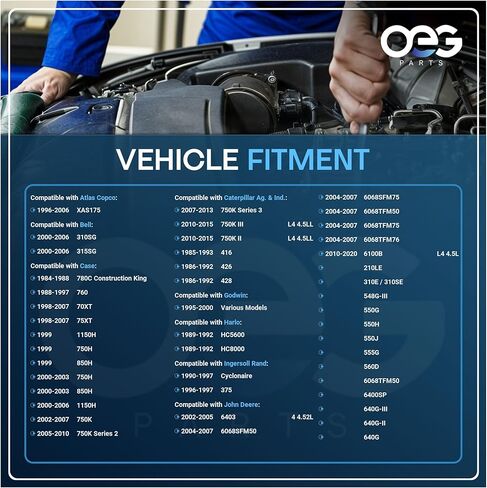 OEG Parts New Alternator Compatible With John Deere Backhoe 310 310G 310Sg 315 315D 410 410C 710 710D 11.201.935 11.204.382 11.204.395 11.203.641 9-515-170 9-515-241 in Saudi Arabia