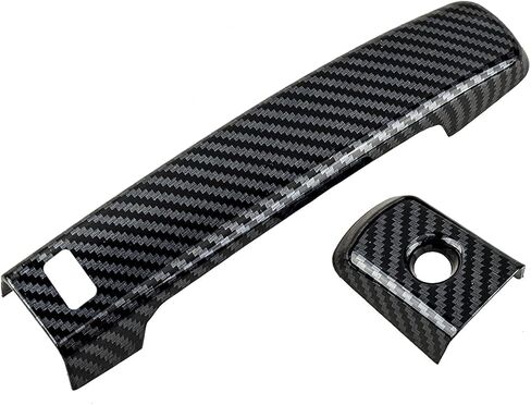 beler 4Pcs Carbon Fiber Style Smart Side Door Handle Cover Trim Fit for Nissan Altima Coupe 2008-2013 in Saudi Arabia