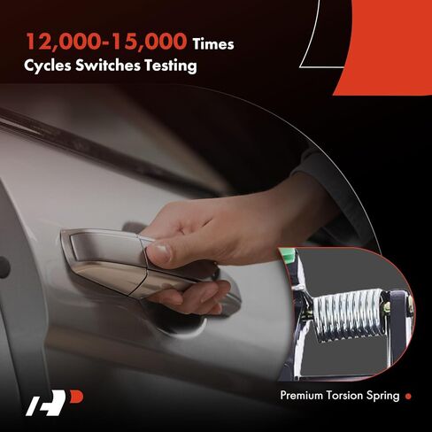 مقبض باب خارجي للسائق الأمامي الأيسر من A-Premium متوافق مع دودج رام 1500 1994-2001، رام 2500 رام 3500 1994-2002، أسود أملس، استبدال # 55275023PTM in Saudi Arabia