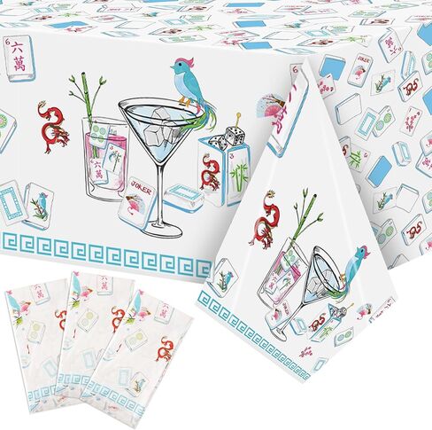 K1TPDE Retro Spy Party tableroths - 3pcs Brown Vintage Secret Agent There Table Covering for Kids Birthday Room Room blastic tableloth mystery decor in Kuwait