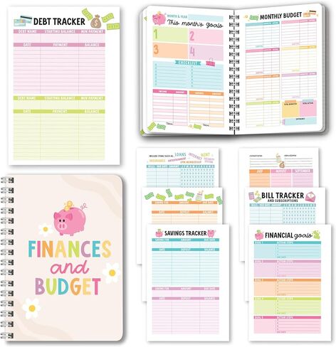 Boho Monthly Budget Planner 2025-2026 - Financial Planner Organizer Budget Book Planner, 2025 Budget Planner And Monthly Bill Organizer, Bill Book Organizer, Bill Tracker Notebook, Budgeting Book in Saudi Arabia